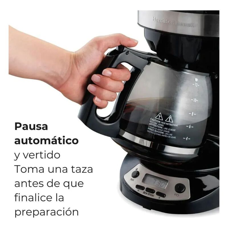 Cafetera Programable 12 Tazas Hamilton Beach 46... image number null