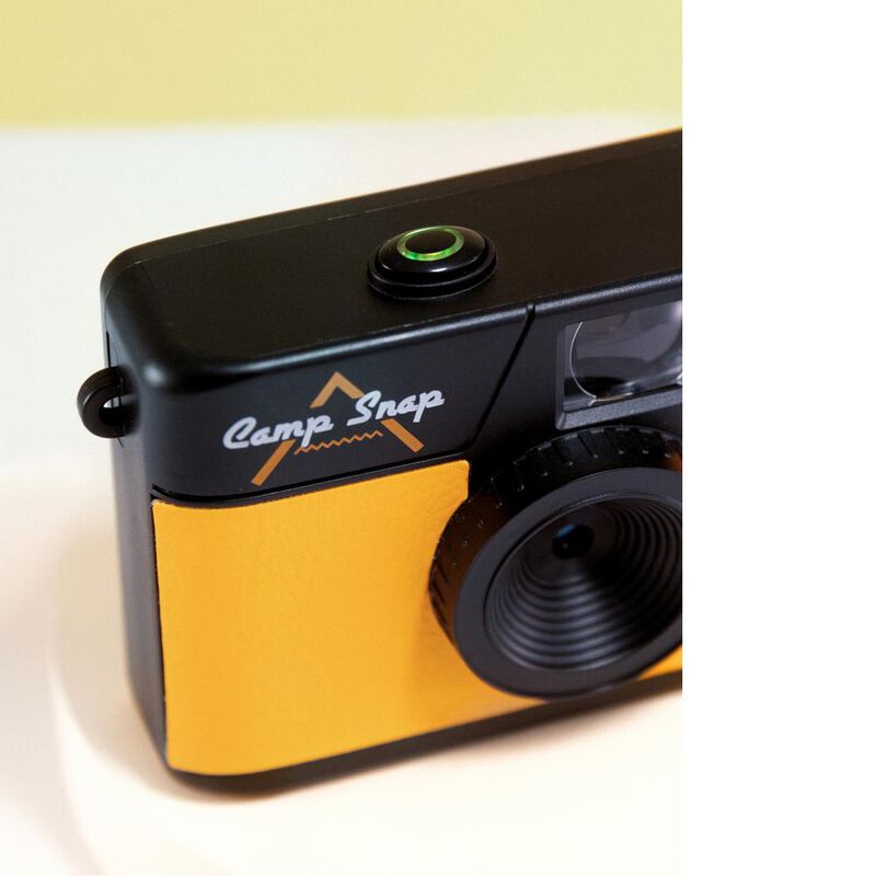 C&aacute;mara Estilo Retro Camp Snap Amarillo image number null