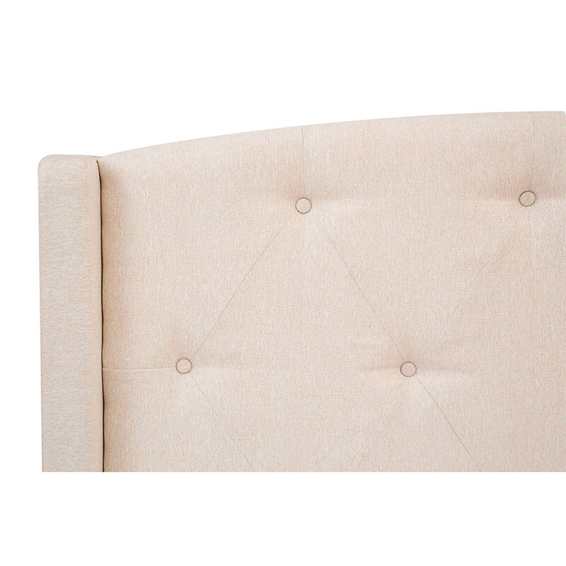 Cabecera Individual Dicasa Zefyr Beige Claro image number null