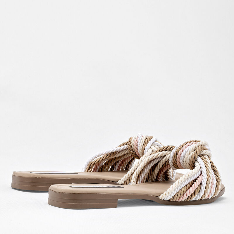 Moramora Sandalia para mujer beige multicolor image number null