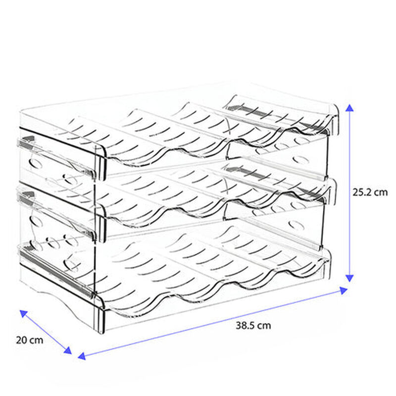 Porta botellas Brandtrendy de pl&aacute;stico 3 nivele... image number null