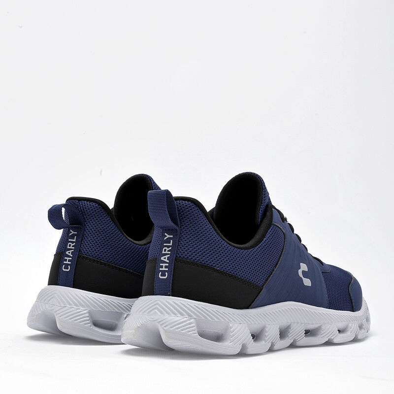 Charly Tenis urbano para hombre. Marino negro, ... image number null