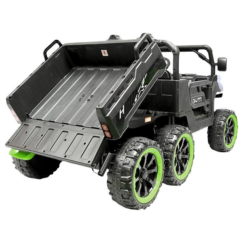 Montable El&eacute;ctrico para Ni&ntilde;os Tractor 6x6 Caja ... image number null