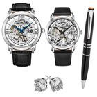 Set de relojes Stührling para pareja modelo 165... Set de relojes Stührling para pareja modelo 165B2.331554/39824 con Pluma y Arete