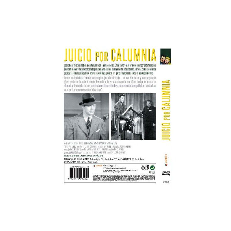 Cine Negro Rko: Juicio Por Calumnia (dvd) image number null