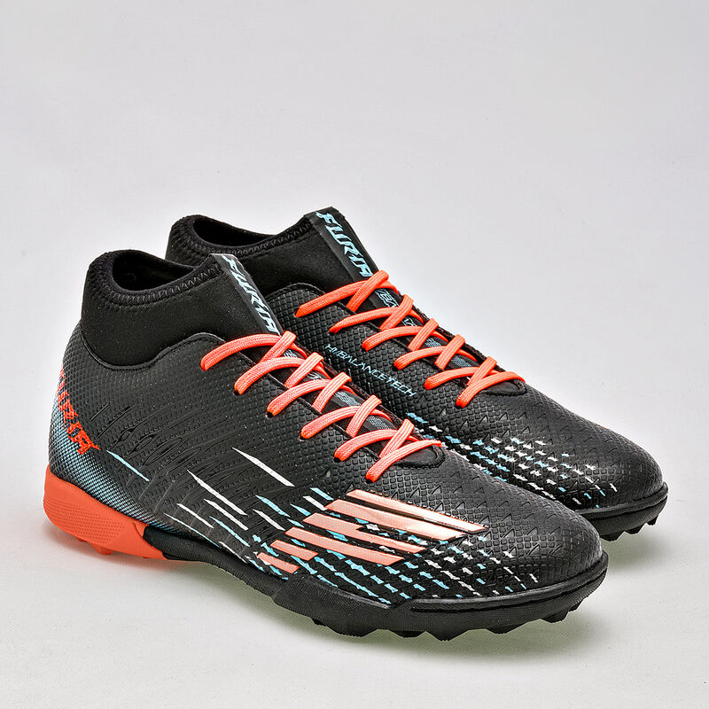 Furia Tenis deportivo para joven negro naranja image number null