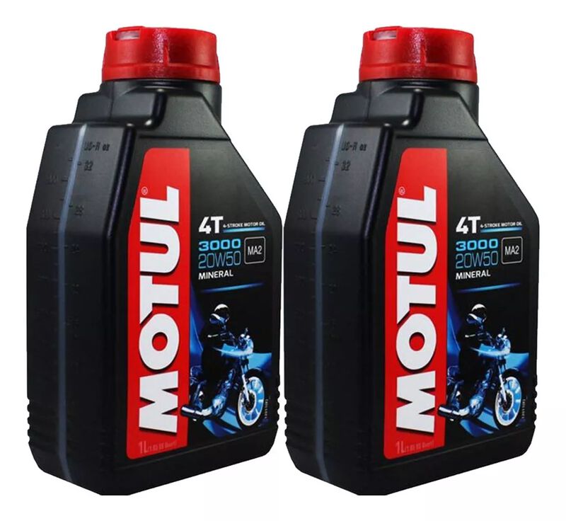 Aceite Motul 3000 20w50 Mineral Motos 4 T - 2 P... image number null