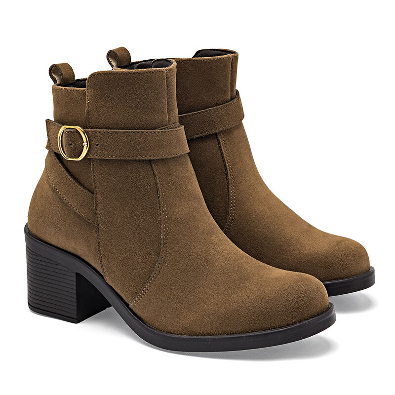 Green Love Bot&iacute;n para mujer camel image number null