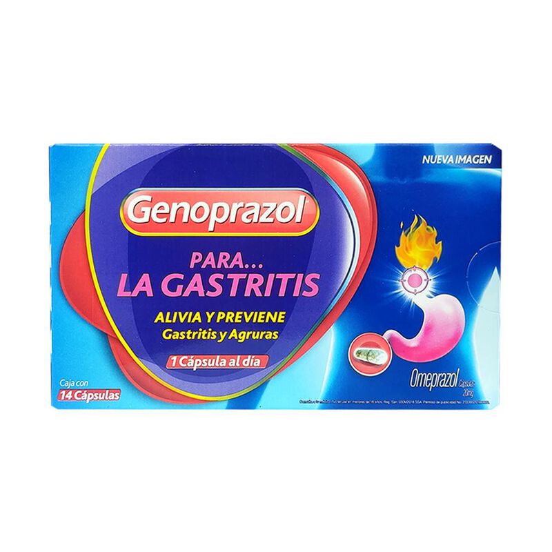 Genoprazol 20 Mg 14 C&aacute;psula(s) image number null