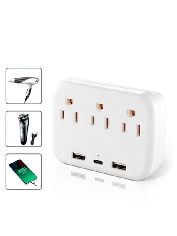Multicontacto Fratech 2 Tomas CA, 2 Puertos USB... image number null