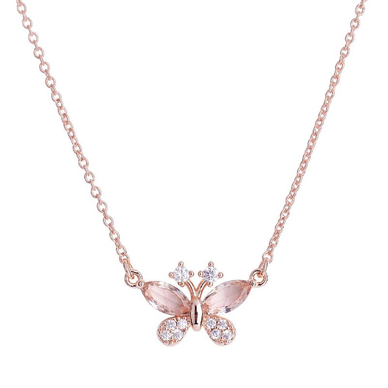 Collar Mujer Dije Cristal Y Zirconias, Joyer&iacute;a ... image number null