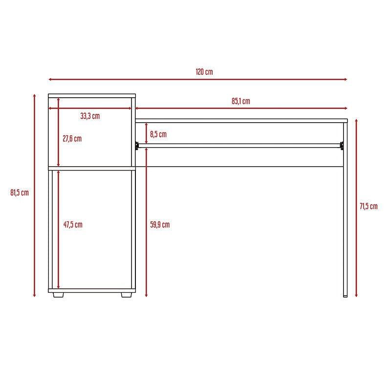 Combo Para Oficina Izan, Wengue, Incluye librer... image number null