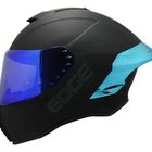 CASCO PARA MOTO INTEGRAL EDGE NEGRO Y AZUL DOT/... CASCO PARA MOTO INTEGRAL EDGE NEGRO Y AZUL DOT/ECE