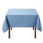 Mantel Azul Cuadros 2.50 m Mesa Cuadrada  100% Poliéster Uso Diario Kyuden Home
