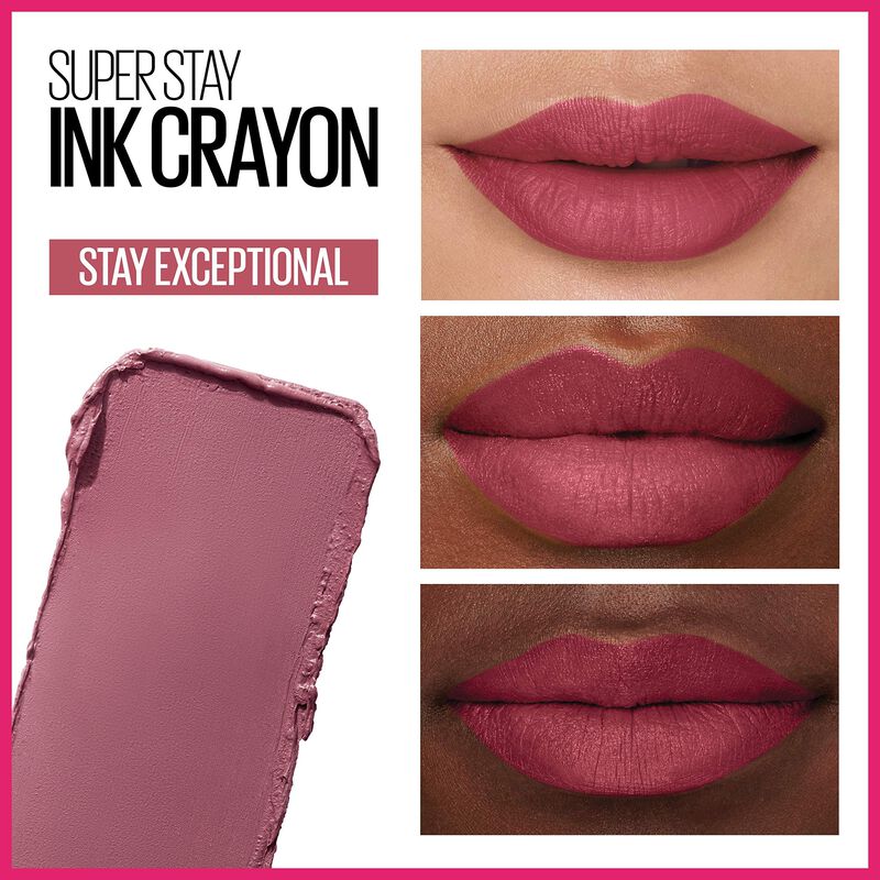 L&aacute;piz Labial Maybelline Super Stay Ink Crayon P... image number null