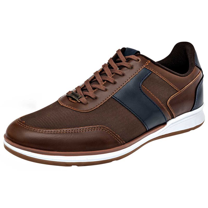 Moramora Zapato casual para hombre caf&eacute; marino image number null