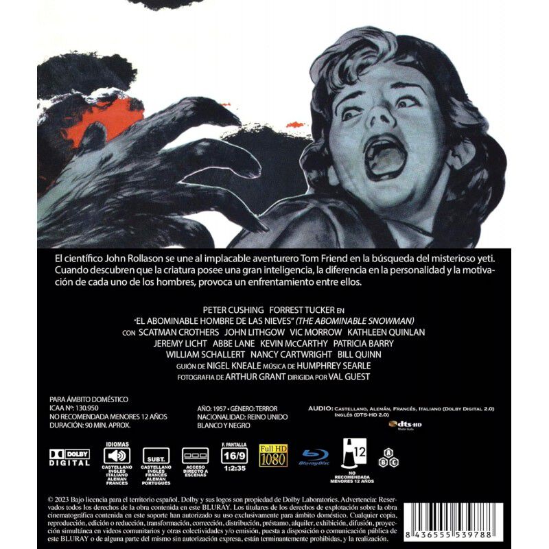 El Abominable Hombre De Las Nieves [blu-ray] (1... image number null