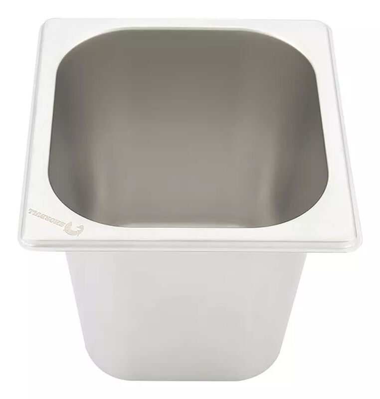 Inserto acero inoxidable 1/6 6cm con tapa Shorb... image number null