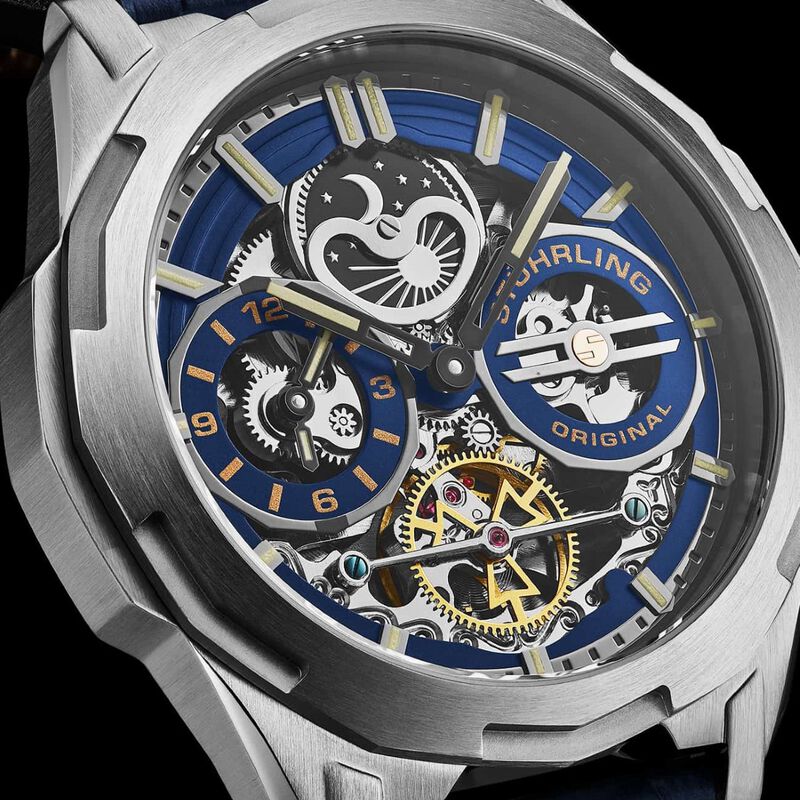 Reloj Stuhrling para hombre 1012.03autom&aacute;tico s... image number null