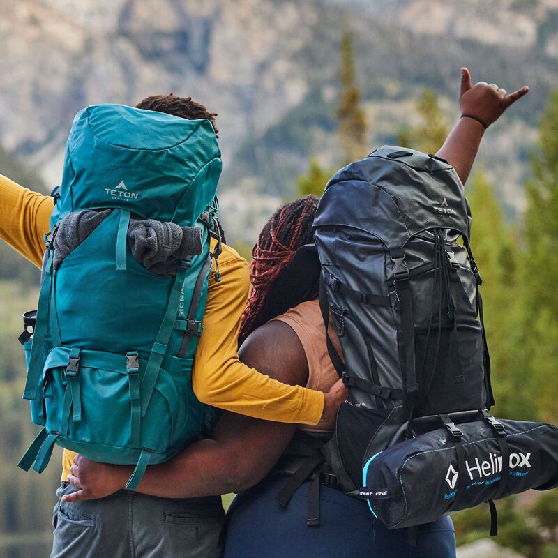 Mochila De Hiking Backpacking Signal 65l Negro ... image number null