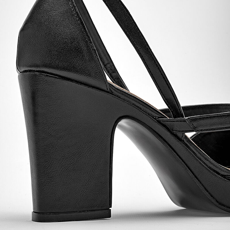D'Cristian zapatilla semiabierta para mujer neg... image number null