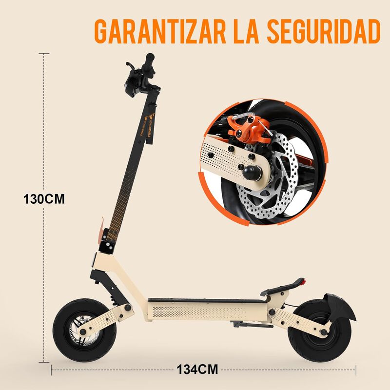 Scooter El&eacute;ctrico Honey Whale H4 Amarillo image number null