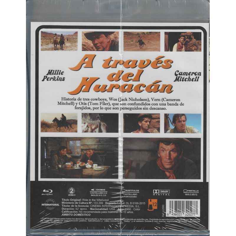 A Traves Del Hurac&aacute;n [blu-ray] (1966) Ride In T... image number null