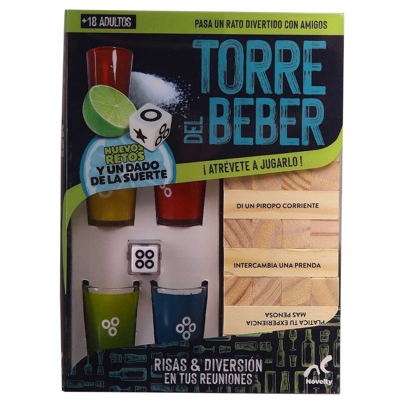 Juego de Mesa Torre del Beber Fiesta y 4 Shots image number null
