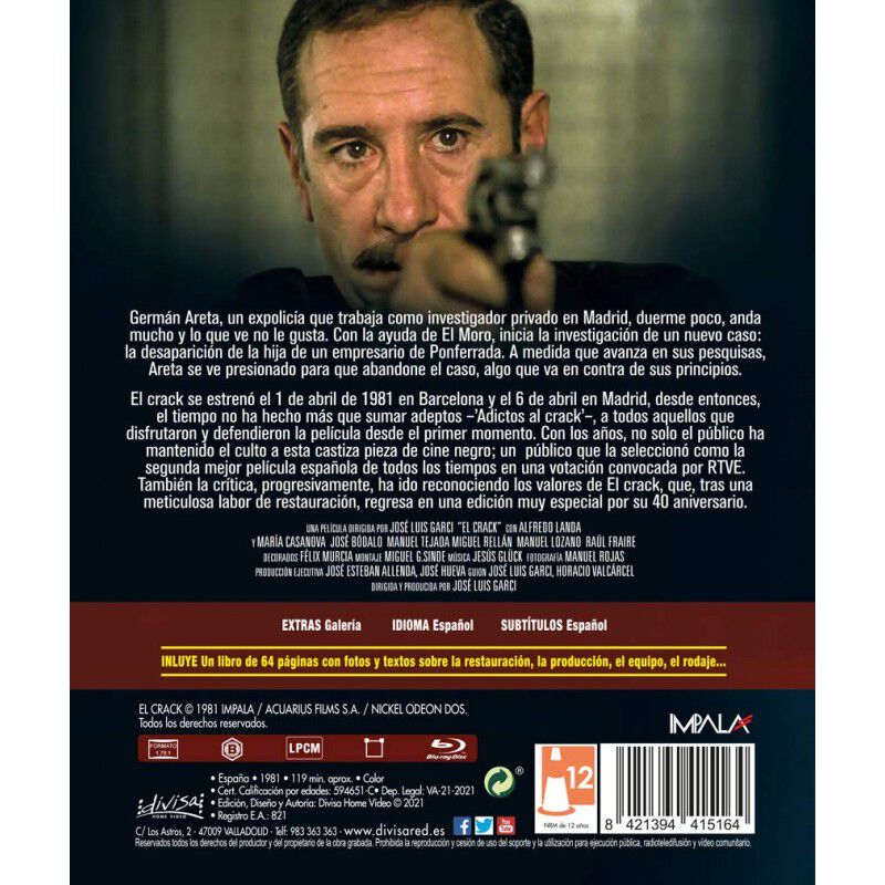El Crack (Edici&oacute;n 40 aniversario) [Blu-ray] (19... image number null