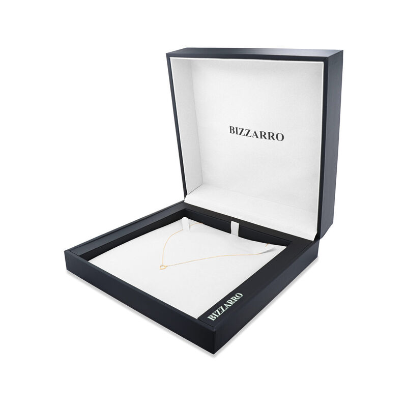 Gargantilla De Corazon De Oro Amarillo 14K Con ... image number null