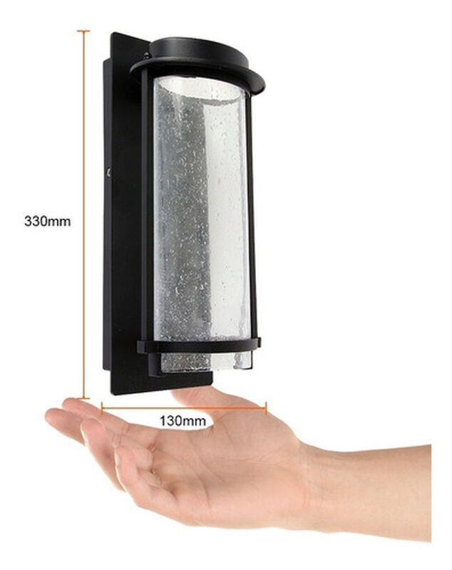 Lampara Muro Led Exterior Negro 16w Luz Suave C... image number null