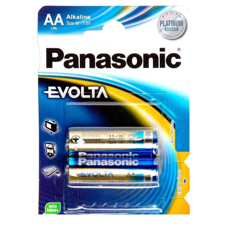 Pila Panasonic Evolta Alcalina AA Con 2 1.5v Lr... image number null
