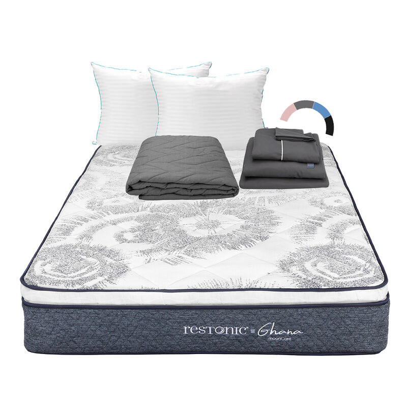 Colch&oacute;n King Size Ghana + Almohadas Royal Twin ... image number null