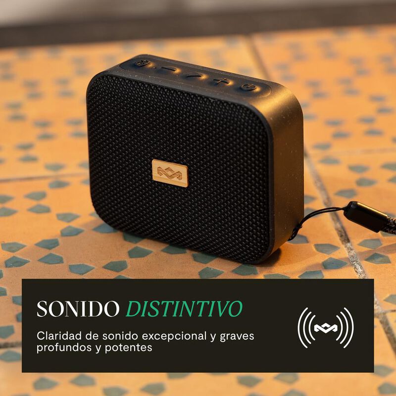 Bocina Port&aacute;til Jammin Signature Black The Hous... image number null