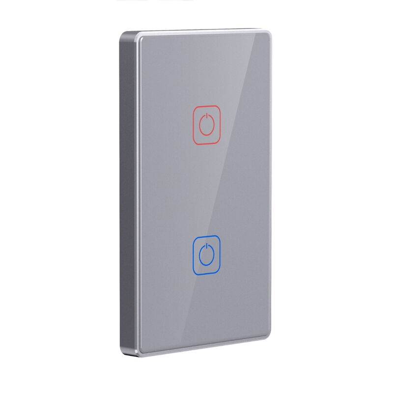 Apagador Inteligente T&aacute;ctil WiFi 2 Circuitos, R... image number null