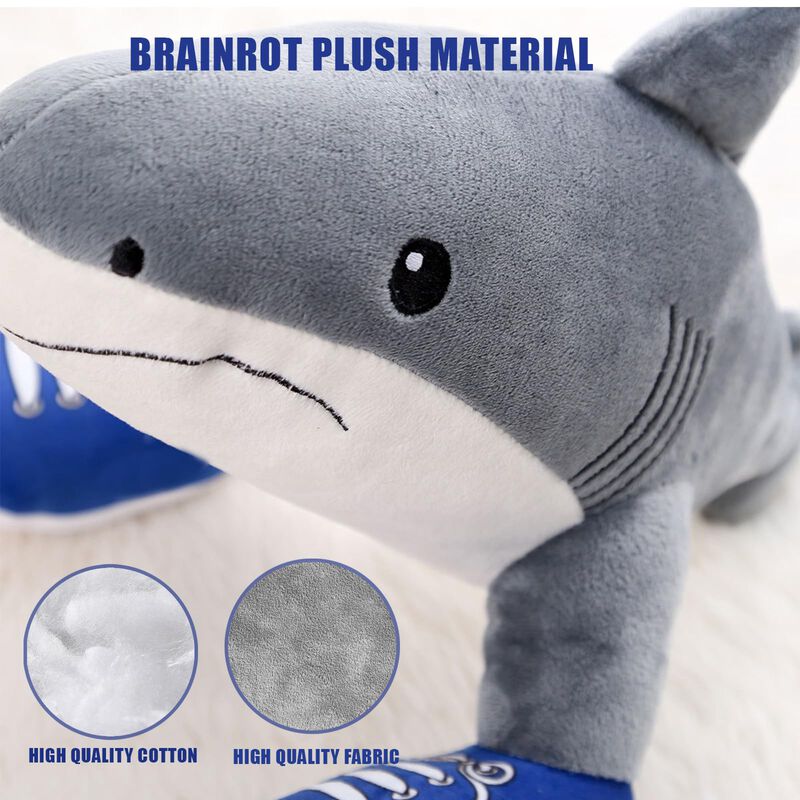 Figura De Peluche Tibur&oacute;n Tralalero Tjlmcorp De... image number null