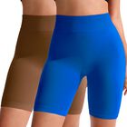Set De 2 Short Biker Mujer Shores Deportivos SH-041-PX2 Variedad De Colores Dama Chort Gym