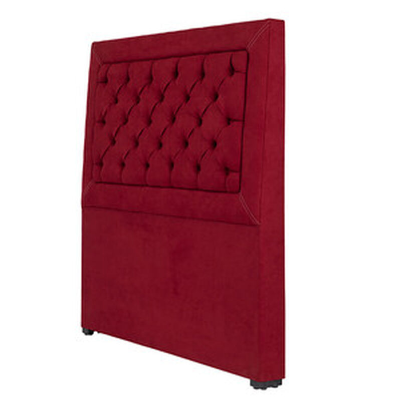 Cabecera Queen Size Dicasa Mary Rojo image number null