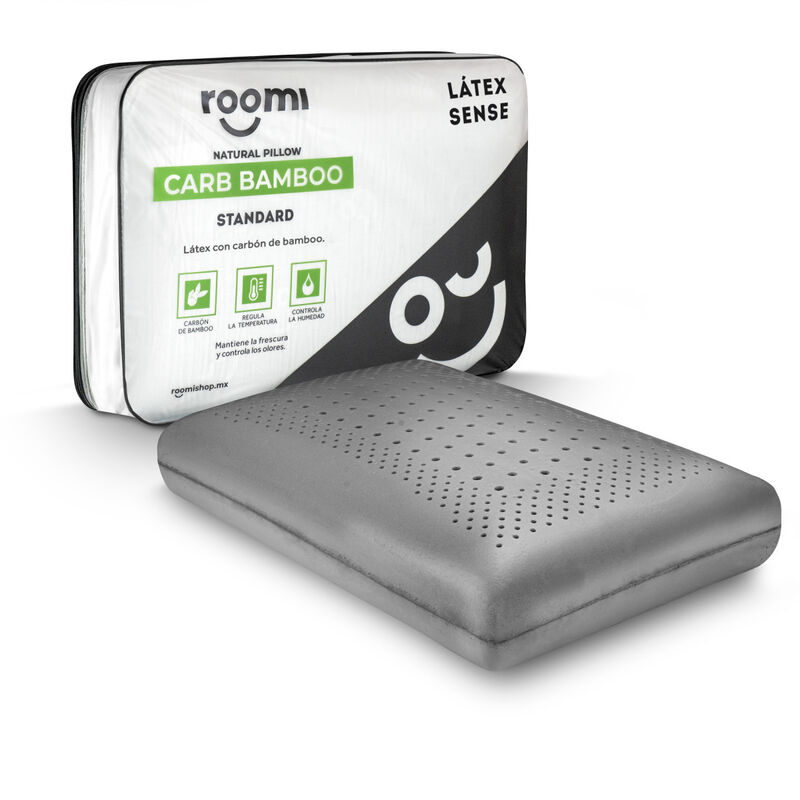 Almohada Roomi L&aacute;tex Sense Est&aacute;ndar Infusi&oacute;n Ca... image number null