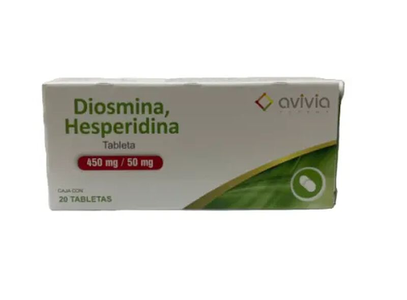 DIOSMINA/HESPERIDINA 20 TABLETAS 450/50 MG image number null