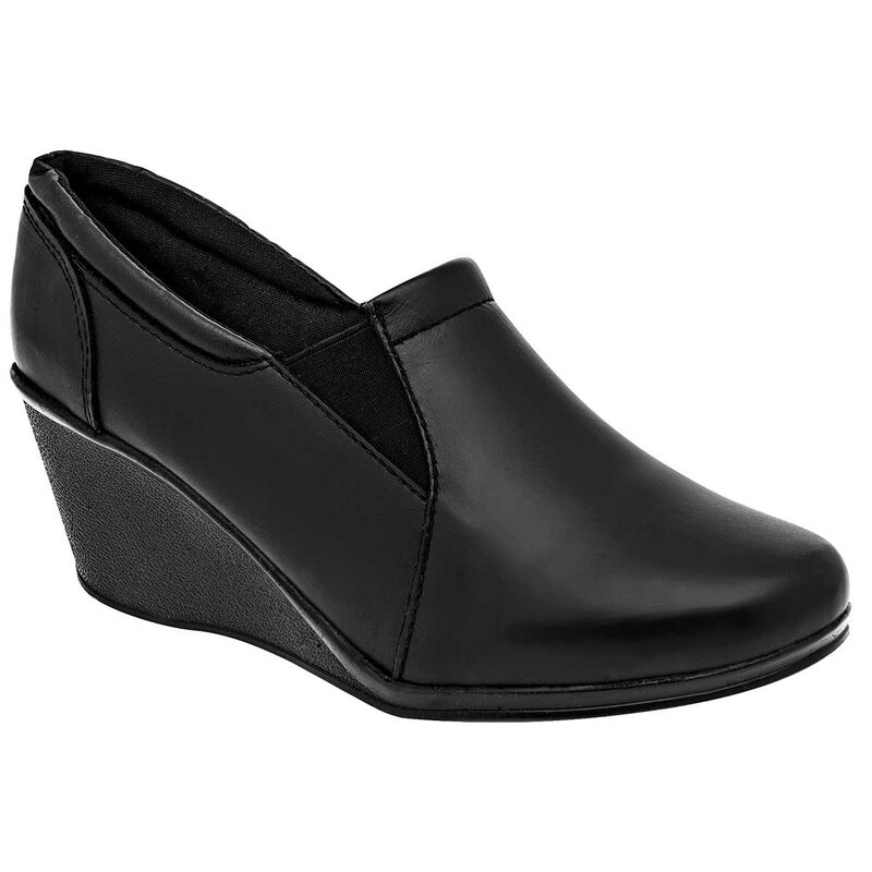 Giland Zapato de horma c&oacute;moda para mujer negro image number null