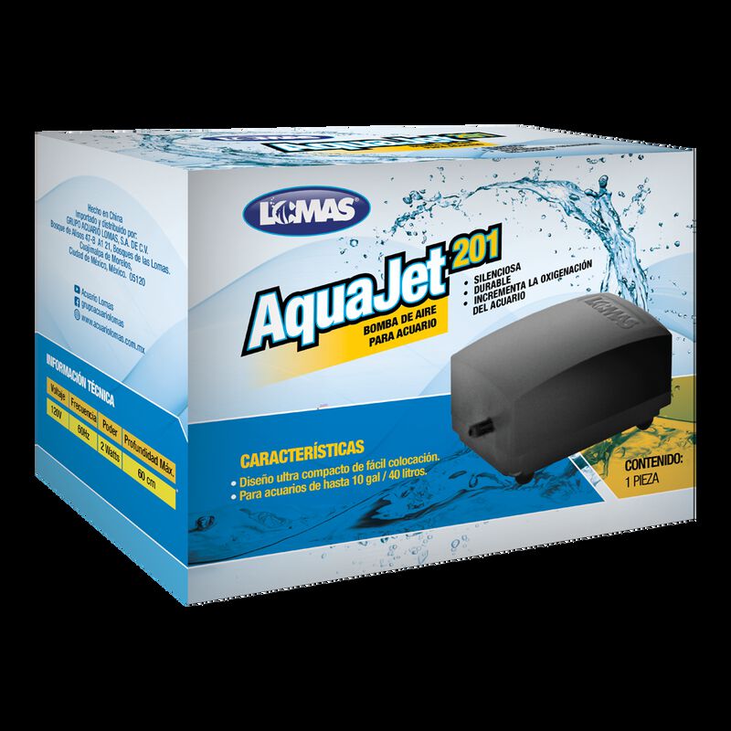 Lomas Aquajet 201 Bomba De Aire Para Acuarios Y... image number null