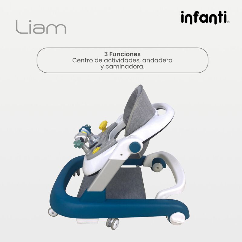 Andadera Para Beb&eacute; 3 En 1 Liam Charola electr&oacute;n... image number null