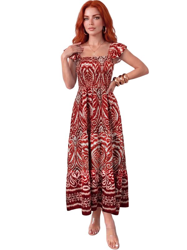 Vestido Largo Para Mujer,ves-1055 Rojo Vestido ... image number null