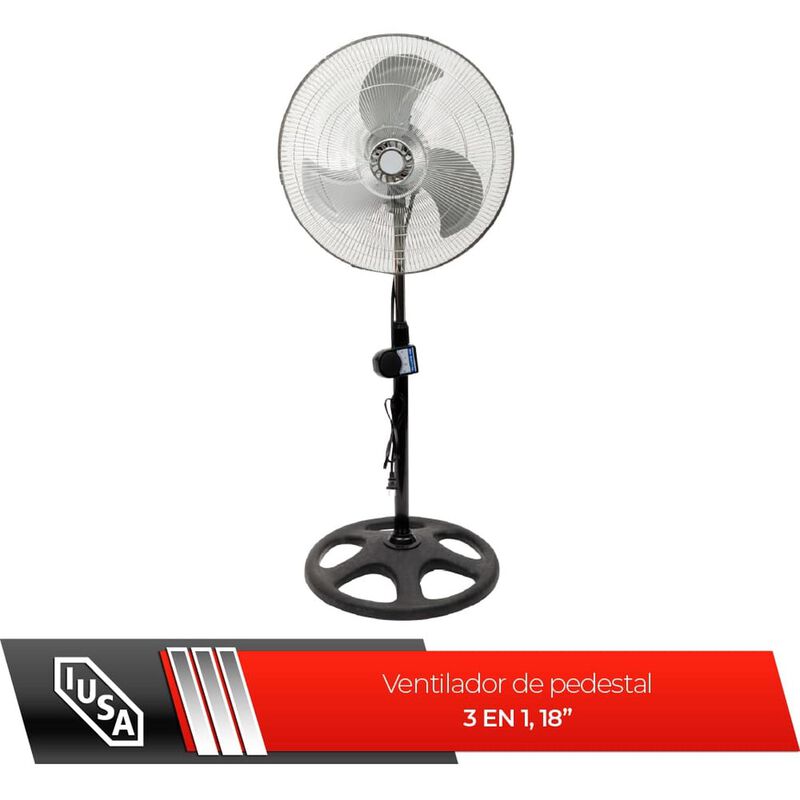 Ventilador Pedestal Iusa 18" Br 70w image number null
