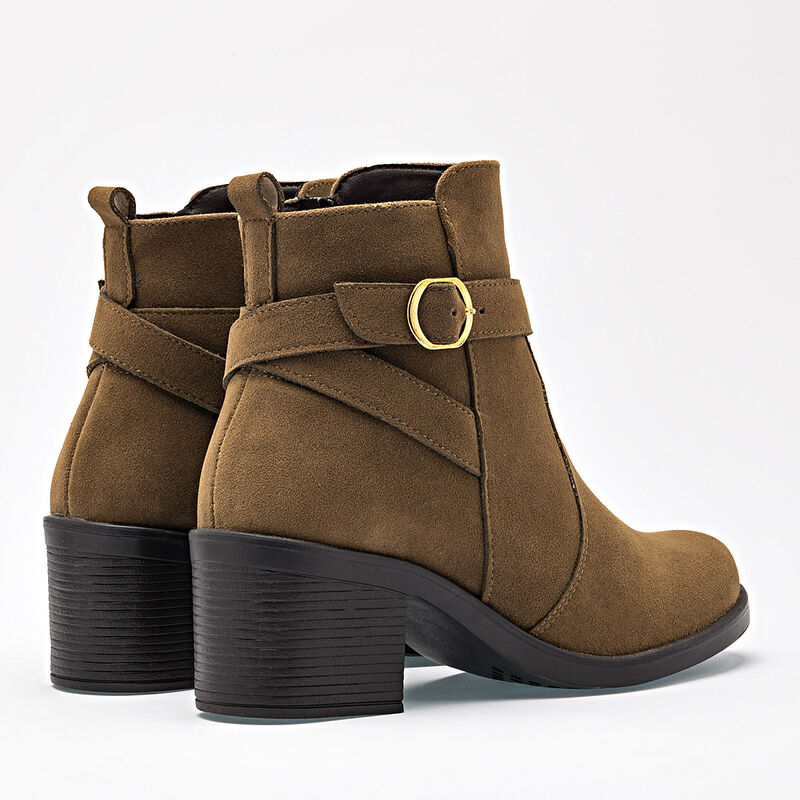 Green Love Bot&iacute;n para mujer camel image number null