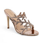 Crivelli zapatilla abierta para mujer dorado rosa cod 140366-E