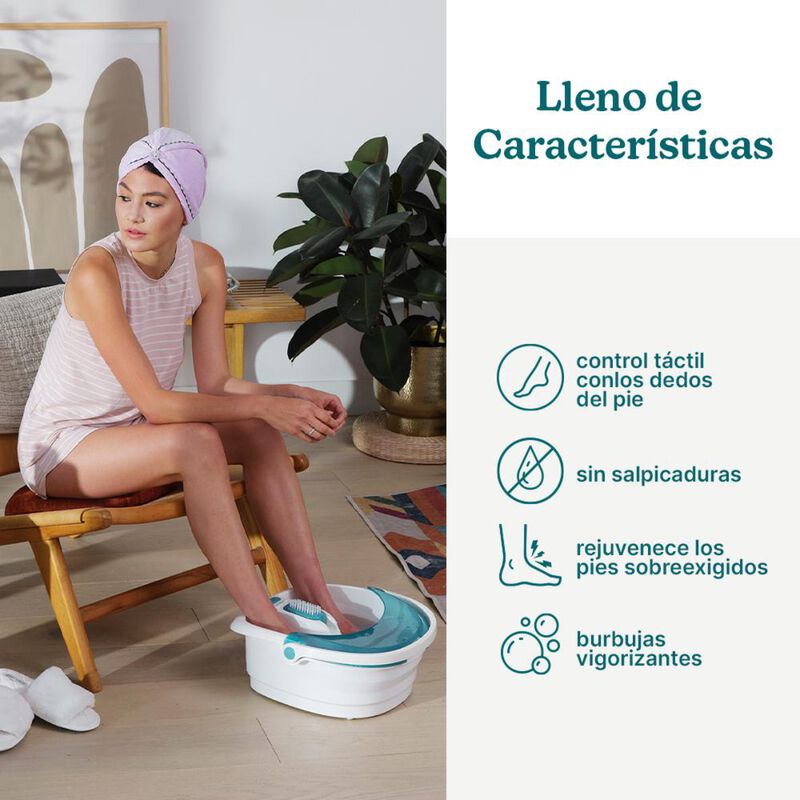 Spa De Pies Homedics Con Masaje De Burbujas, Ro... image number null