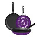 Juego De Sartenes Set Ekco Mor Aluminio 18/20/24cm Morado Ort