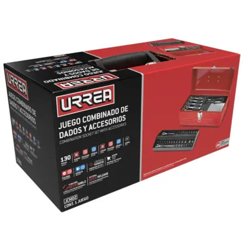 Kit Herramienta Profesional 130pzas Cr-v Caja M... image number null